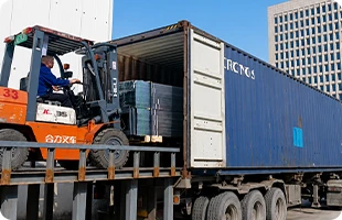 Container loading plan provided per shipment (20ft / 40ft standard dry containers)