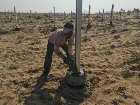 2.50MW NTPC Solar Power Project, Mandsaur India